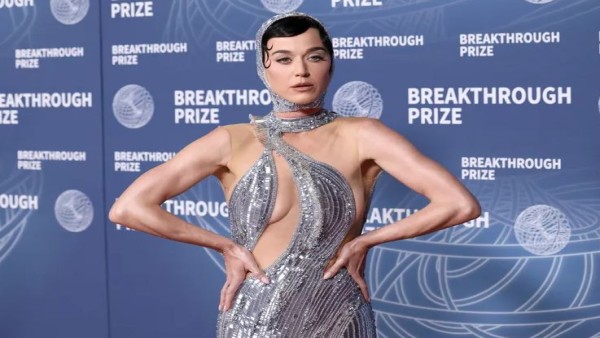 Katy Perry tampil memesona dalam gaun mesh bertabur kristal di unggahan Instagram terbarunya.