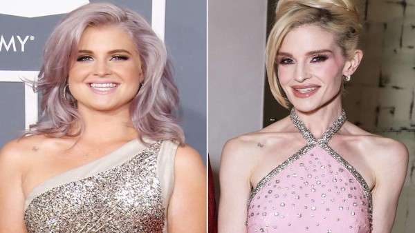 Perbandingan penampilan Kelly Osbourne dari tahun 2012 hingga 2025 yang menunjukkan transformasinya.