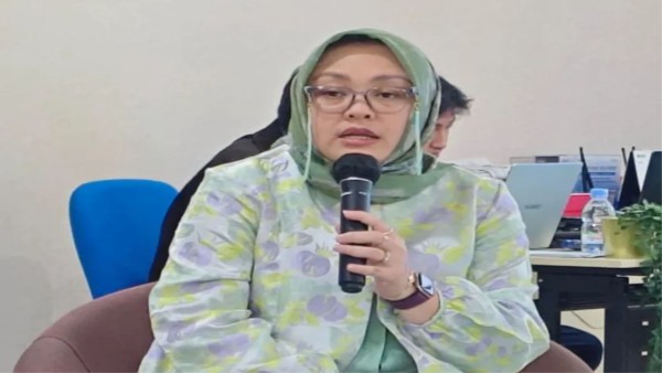 Arsip Foto - Sekretaris Direktorat Jenderal Pengawasan Ruang Digital Kementerian Komunikasi dan Digital (Kemkomdigi) Mediodecci Lustarini. (ANTARA/Farhan Arda Nugraha)